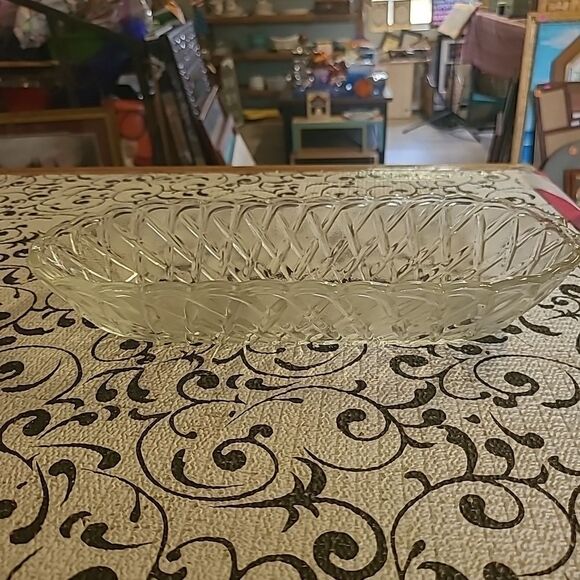 Indiana Glass Celery Dish - Picture 1 of 7